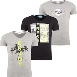 Summerfresh T-Shirts, 3er Pack, Herren, Gr. 3XL