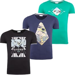 Summerfresh T-Shirt, pack of 3, Men, Size M