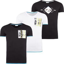 Summerfresh T-Shirt, pack of 3, Men, Size S