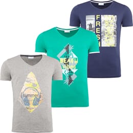 T-Shirt Summerfresh, Pacco da 3, Uomo, Taglia L