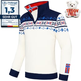 Norweger Strickpulli mit Teddyfell STEEN Herren