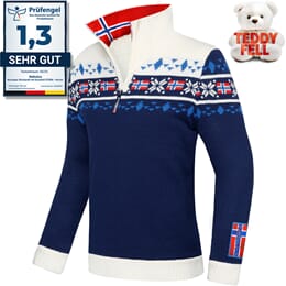 Norweger Strickpulli mit Teddyfell STEEN Herren