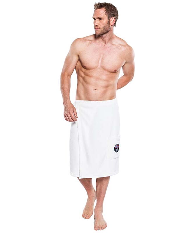 sauna håndkle TOWEL Herrer weiß