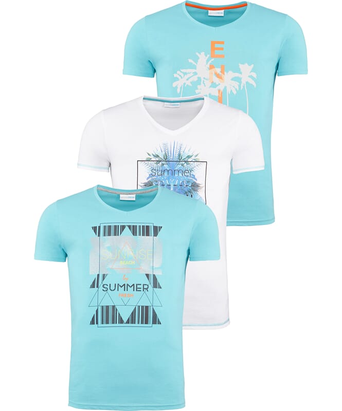 T-Shirt Summerfresh, Pacco da 3, Uomo, Taglia XXL