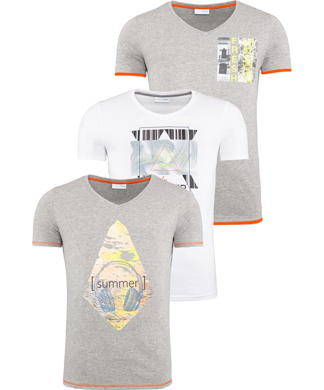 Camiseta Summerfresh, paquete de 3, hombres, M