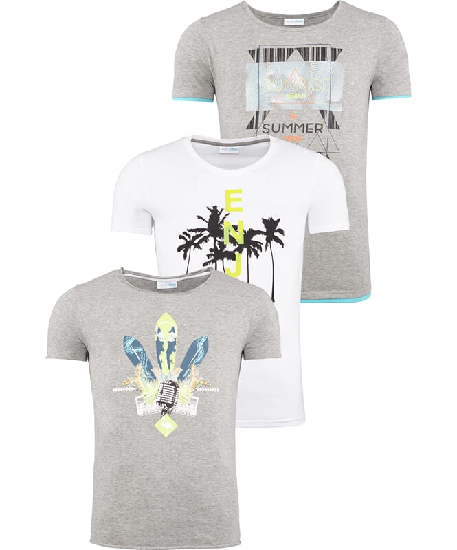 T-Shirt Summerfresh, Pacco da 3, Uomo, Taglia M
