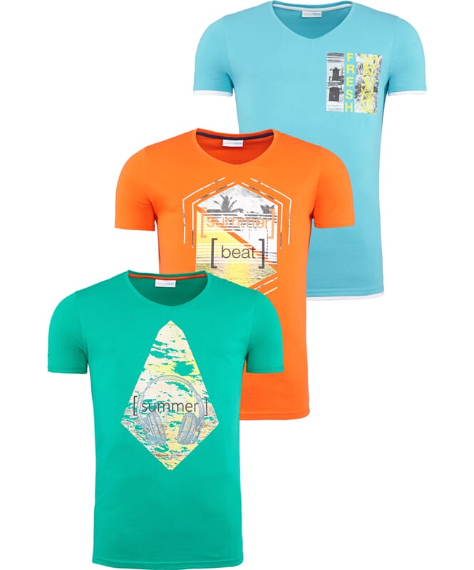 T-Shirt Summerfresh, Pacco da 3, Uomo, Taglia XL