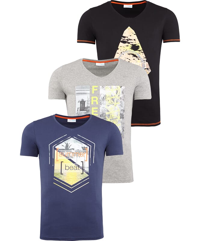 Summerfresh T-Shirt, pack of 3, Men, Size 3XL