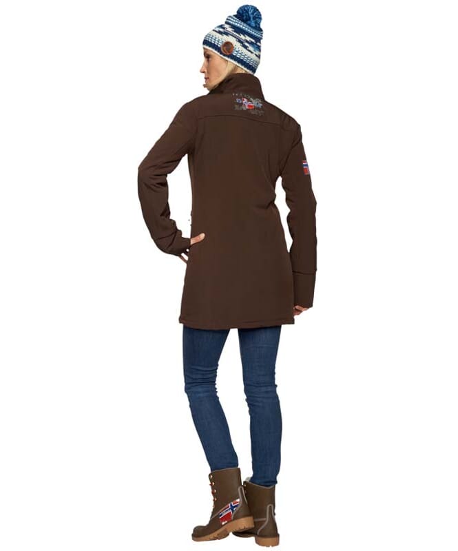Giacca invernale in softshell COLDER Donna braun