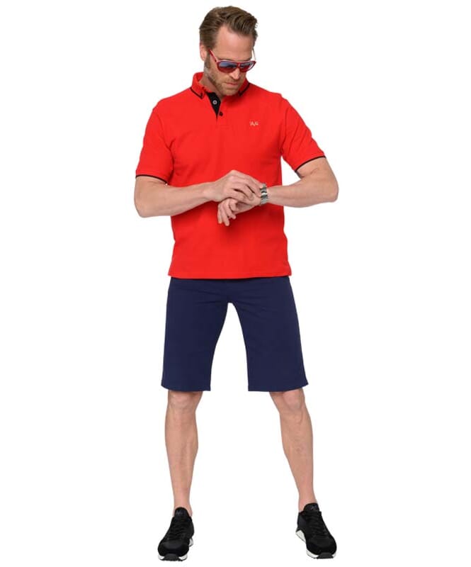 19V69-Polo Shirt Men red