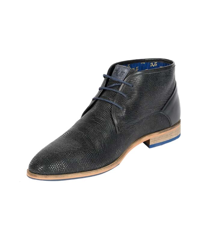 19V69 Chaussures en cuir Homme dark grey