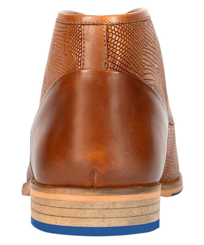 19V69 Leather business shoes Men brandy