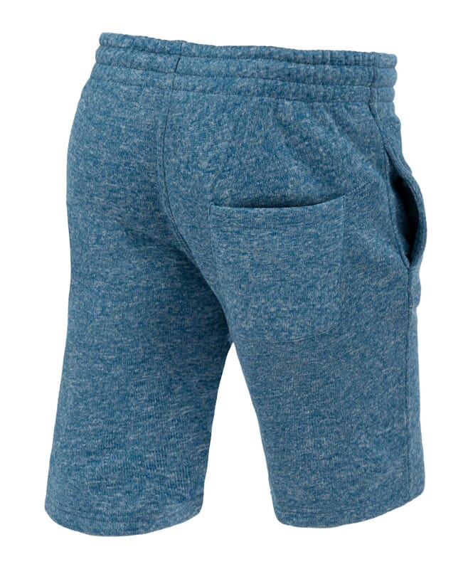 19V69 Fleece shorts Men blue net