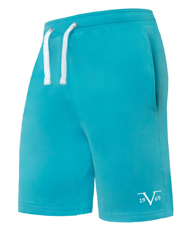 19V69 Cotton shorts Men aquatic
