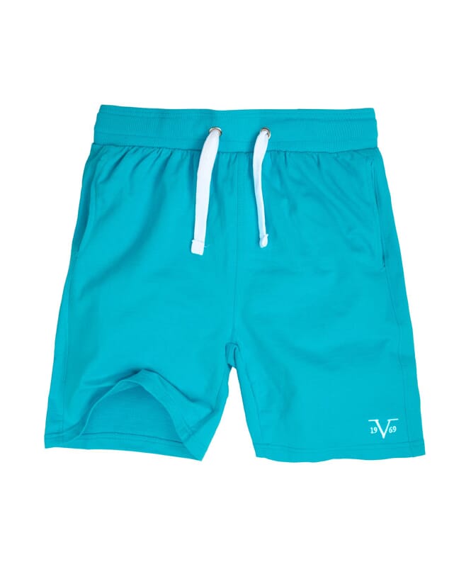 19V69 Shorts in cotone Uomo aquatic