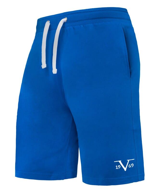 19V69 Cotton shorts Men kobalt