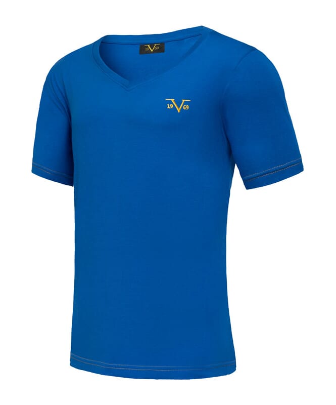 19V69 T-Shirt Homme kobalt