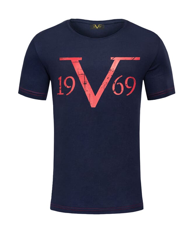 19V69 Camiseta Hombres navy