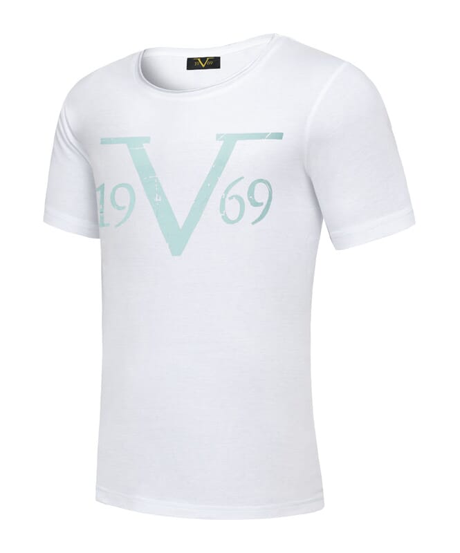 19V69 Camiseta Hombres weiß