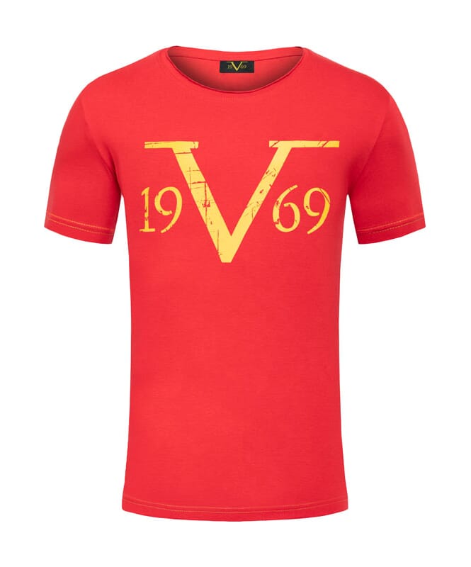 19V69 T-Shirt Heren rot