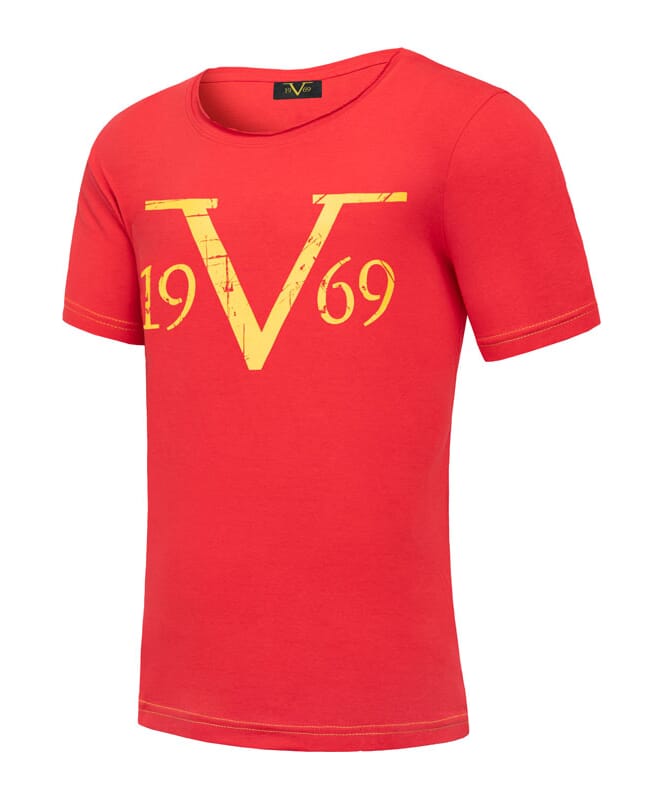19V69 T-Shirt Herrer rot