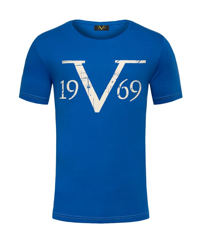 19V69 T-Shirt Heren kobalt