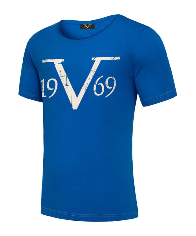 19V69 T-Shirt Herrer kobalt