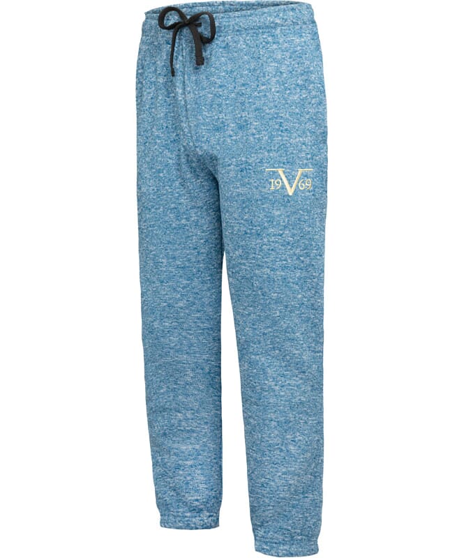 19V69 Sweatpants Men blue net