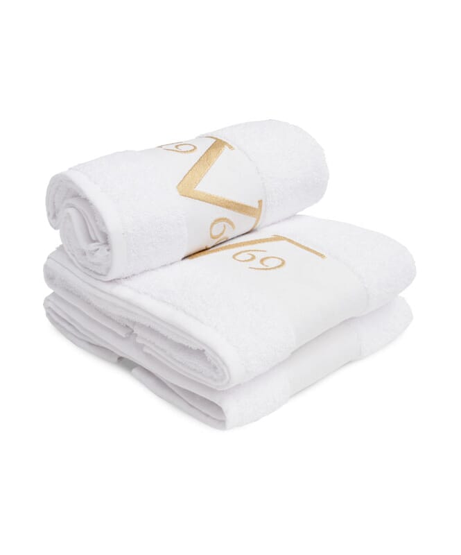 19V69 Luxury towels in packs of 3 weiß