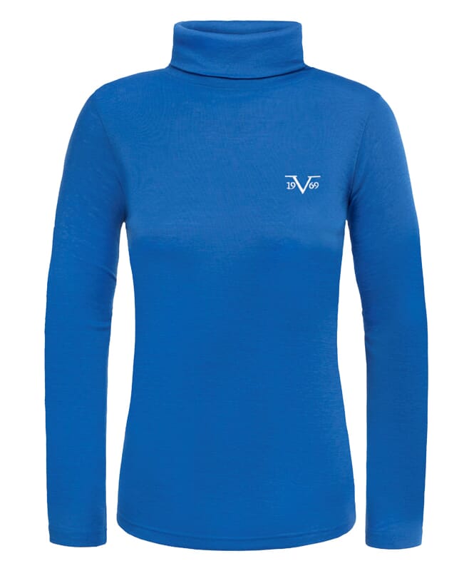 19V69 turtleneck Women kobalt