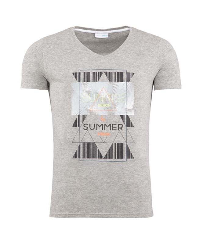 Summerfresh T-Shirt BOARDING Herr grau