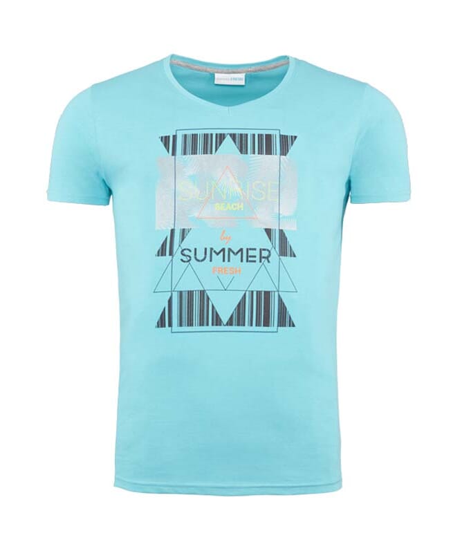 Summerfresh T-Shirt BOARDING Uomo hellblau