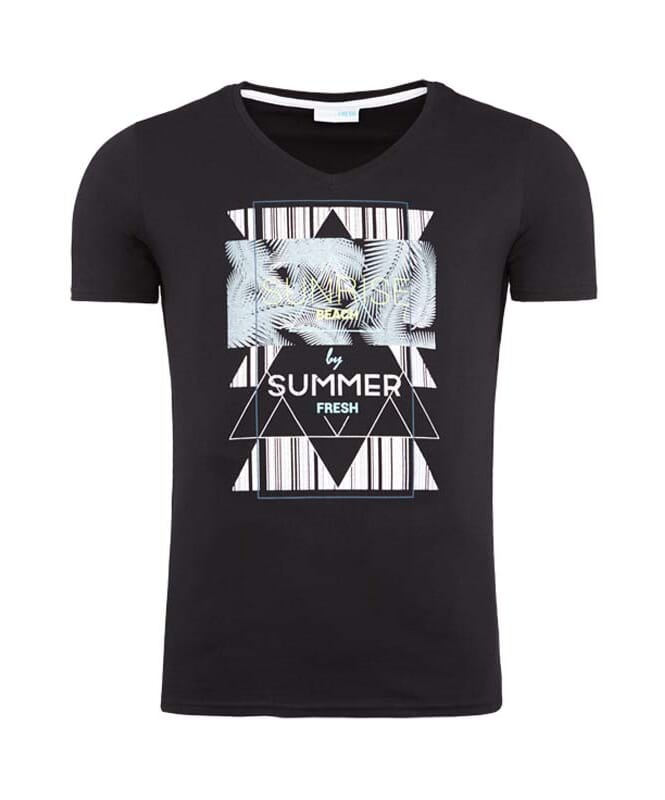 Summerfresh T-Shirt BOARDING schwarz