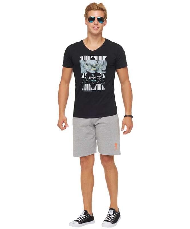 Summerfresh T-Shirt BOARDING schwarz
