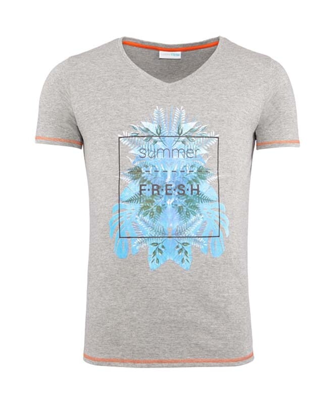 Summerfresh T-Shirt CLIFF Herr grau