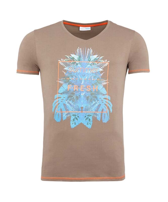 Summerfresh T-Shirt CLIFF Homme hellbraun