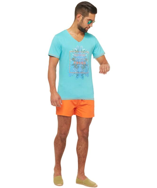 Summerfresh T-Shirt CLIFF Homme hellblau
