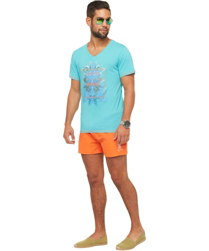 Summerfresh T-Shirt CLIFF Uomo hellblau