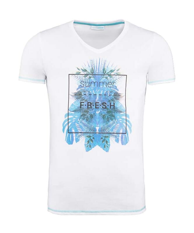 Summerfresh Camiseta CLIFF Hombres weiß