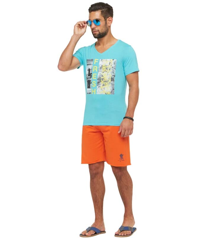 Summerfresh T-Shirt PARADISE Uomo hellblau