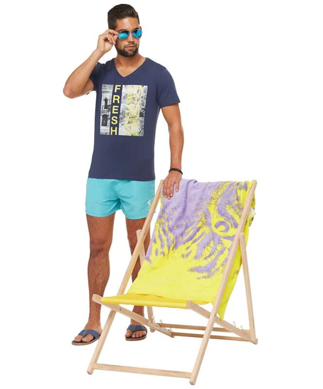 Summerfresh T-Shirt PARADISE Herr navy