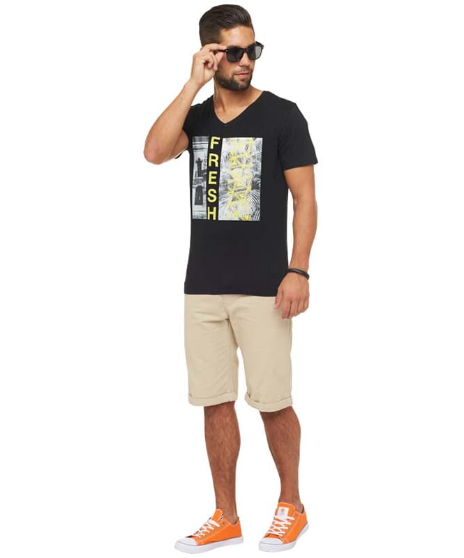 Summerfresh T-Shirt PARADISE Heren schwarz