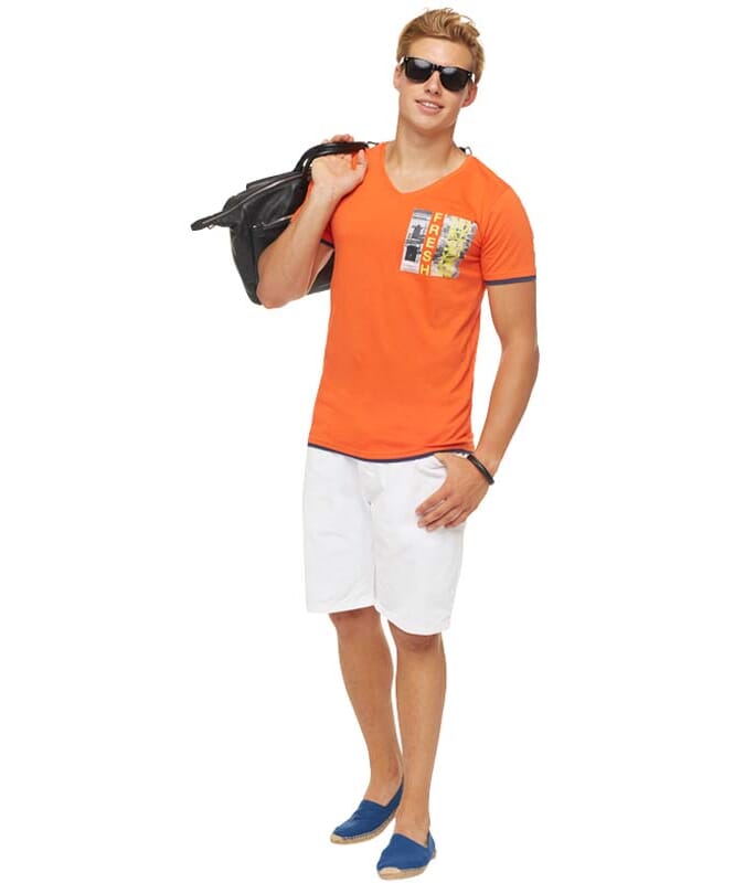 Summerfresh T-shirt FLORIDA Herr orange