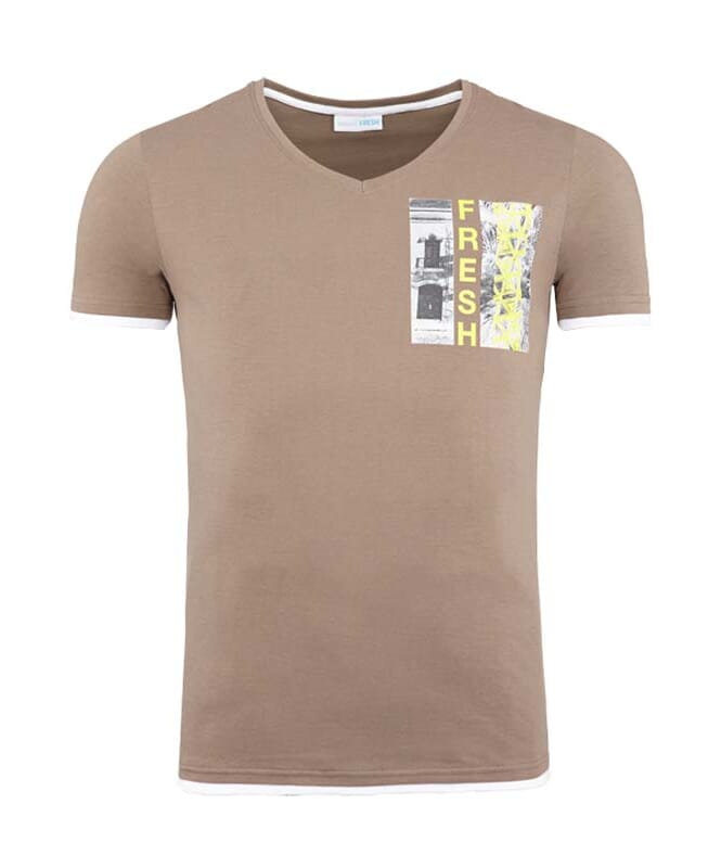Summerfresh Camiseta FLORIDA Hombres hellbraun