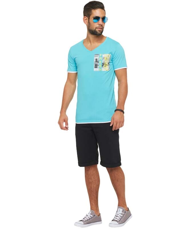 Summerfresh Camiseta FLORIDA Hombres hellblau