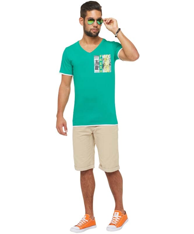 Summerfresh T-paita FLORIDA Herrat grün