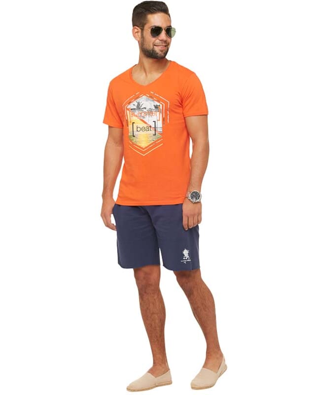 Summerfresh Camiseta BRASIL Hombres orange