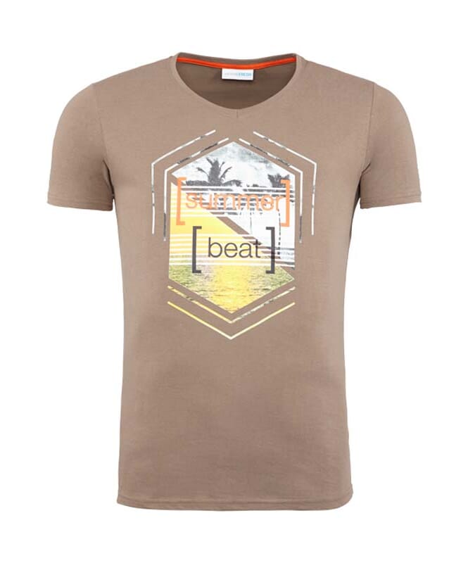 Summerfresh T-skjorte BRASIL Menns hellbraun