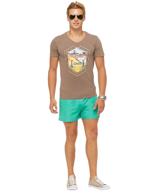 Summerfresh T-skjorte BRASIL Menns hellbraun