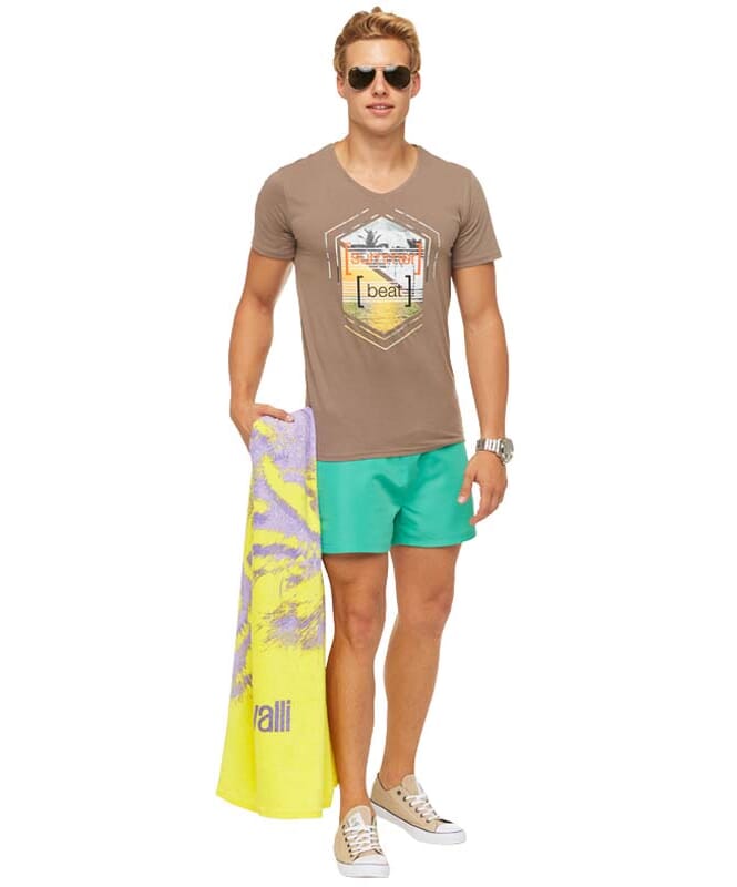 Summerfresh Camiseta BRASIL Hombres hellbraun